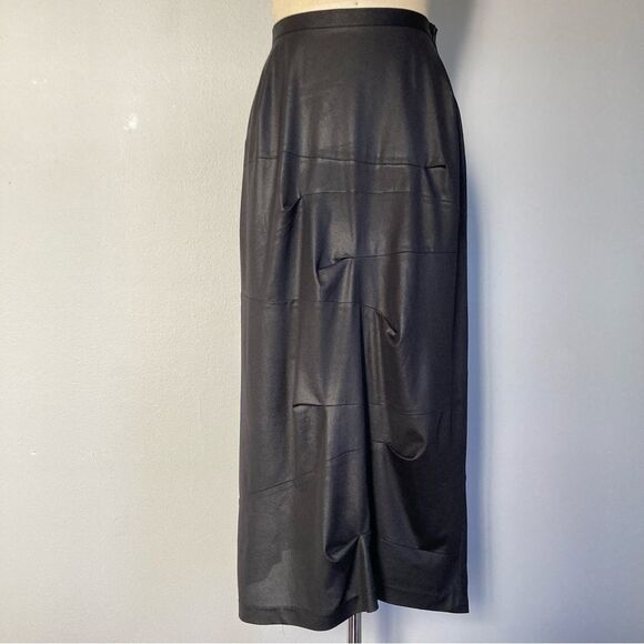 Vtg Nobu Nakano Skirt S Avant Garde Lagenlook Pleats Japanese‎ Futurist Goth - Picture 1 of 11